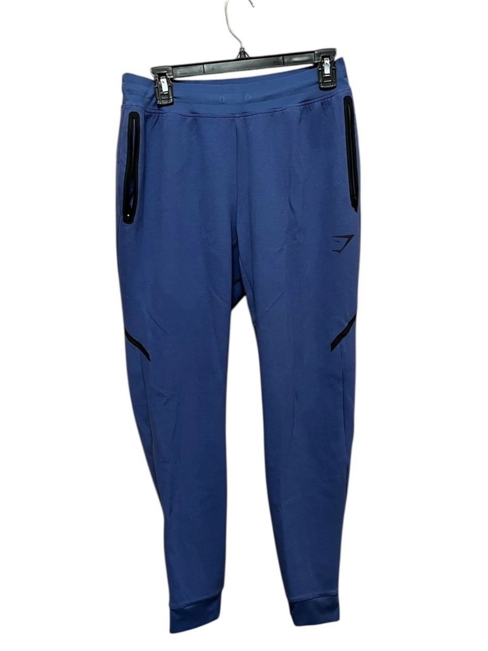 Gymshark Men’s Blue Performance Joggers with Black Accents